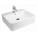 Oltens Duve umywalka 50,5x46 cm nablatowa prostokątna SmartClean biała