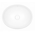 Oltens Etne umywalka 40x33 cm nablatowa owalna z powłoką SmartClean biała 40813000 2