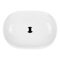 Oltens Hamnes umywalka 60x42,5 cm nablatowa owalna z powłoką SmartClean biała  2
