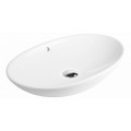 Oltens Sogne umywalka 63x42 cm nablatowa owalna z powłoką SmartClean biała
