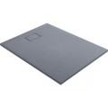 Oltens Bergytan brodzik prostokątny 120x90 cm RockSurface szary beton