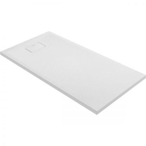 Oltens Bergytan brodzik prostokątny 140x70 cm RockSurface biały 