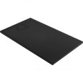Oltens Bergytan brodzik prostokątny 140x80 cm RockSurface czarny mat