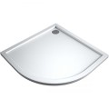 Oltens Superior brodzik półokragły 80x80 cm akrylowy biały
