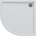 Oltens Superior brodzik półokragły 80x80 cm akrylowy biały  2