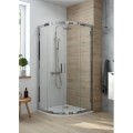 Oltens Vorma kabina prysznicowa 80x80 cm półokrągła  5