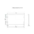 Oltens Vernal blat 80 cm naszafkowy biały połysk  2