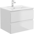 Oltens Vernal umywalka z szafką 60 cm biała  2