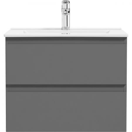 Oltens Vernal umywalka z szafką 60 cm grafit