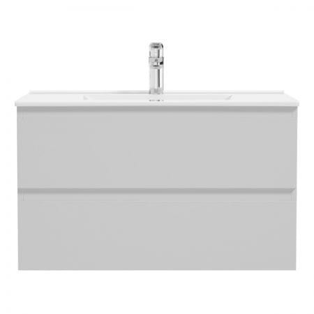 Oltens Vernal umywalka z szafką 60 cm szary mat