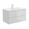 Oltens Vernal umywalka z szafką 80 cm szary mat  2