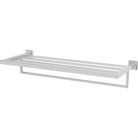 Oltens Tved wieszak na ręcznik 60 cm z półką chrom