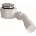 Oltens Pite Turbo syfon brodzikowy odpływ 50 mm plastikowy chrom