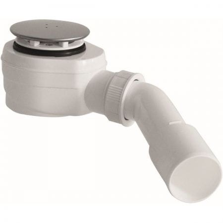Oltens Pite Turbo syfon brodzikowy odpływ 50 mm plastikowy chrom