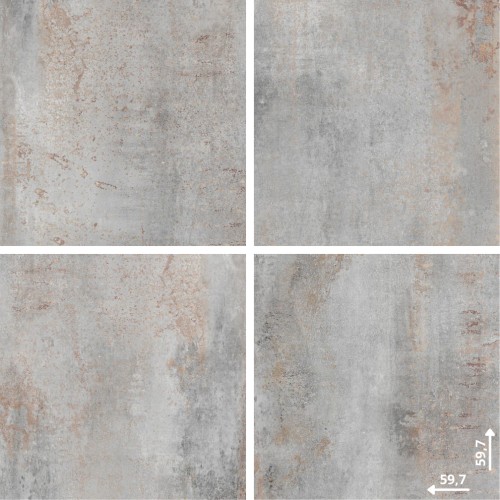 Płytka podłogowa Ceramica Limone Hera Grey 59,7x59,7