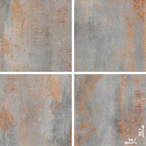 Płytka podłogowa Ceramica Limone Hera Acero 59,7x59,7