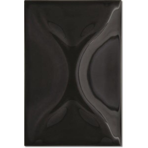 Płytka ścienna Aspa Negro Brillo 10x15