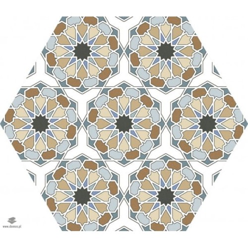 Płytka podłogowa Keros Hexa Al Andalus Mix 23x27