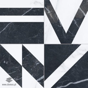 Płytka podłogowa Gayafores Velvet Geo Negro 33,15x33,15