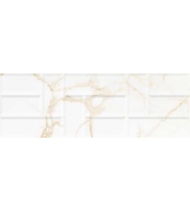 Płytka ścienna Bianca ROYAL GOLD ART RETT. 25x75