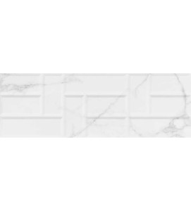 Płytka ścienna Bianca ROYAL GREY ART RETT. 25x75