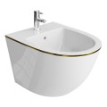 Lavita Sofi bidet wiszący ze złotą linią