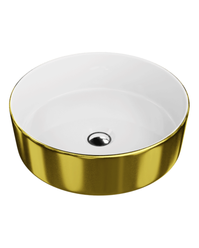 Lavita Umywalka nablatowa Merida Gold/White