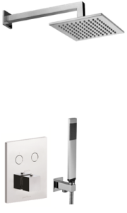 Paffoni Rubinetterie Zestaw natryskowy podtynkowy termostat
