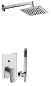 Paffoni Rubinetterie Zestaw natryskowy podtynkowy