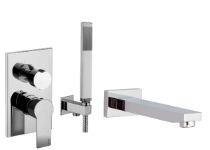 Paffoni Rubinetterie Zestaw wannowy podtynkowy z wylewką