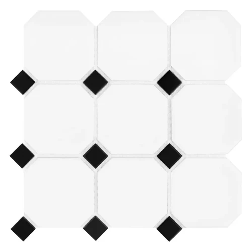 Mozaika Dunin Octagon White 95 matt