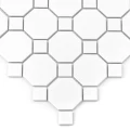 Mozaika Dunin Mini Octagon White 55 matt 3