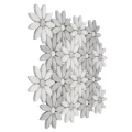 Mozaika Dunin  Carrara White Bloom 2