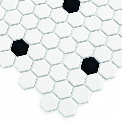 Mozaika Dunin Mini Hexagon B&W Spot