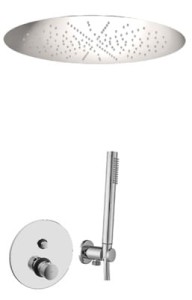 Paffoni Rubinetterie Zestaw natryskowy podtynkowy z deszczownicą sufitową