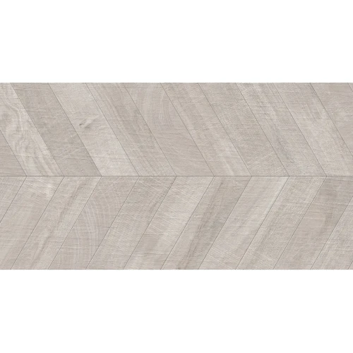 Płytka ścienna Ibero Chevron Artwood Grey 60x120 cm
