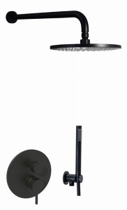 Paffoni Rubinetterie Zestaw natryskowy podtynkowy L-400mm fi-22,5cm