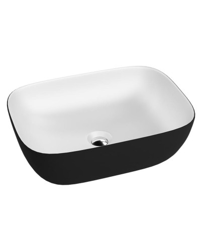 Lavita Umywalka nablatowa Costa White/Black