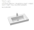 MARMORIN TEO 80 UMYWALKA MEBLOWA/WPUSZCZANA W BLAT/WISZĄCA 2