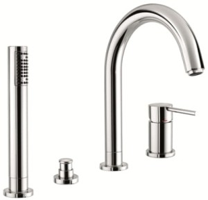 Emmevi Rubinetterie PIPER Bateria wannowa 4-otworowa