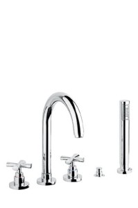 Emmevi Rubinetterie SPIRIT NEW Bateria wannowa 5-otworowa