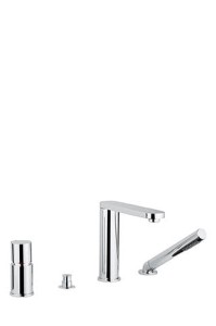 Emmevi Rubinetterie MINU Bateria wannowa 4-otworowa