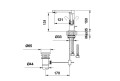 Bateria umywalkowa Kohlman Boxine QB100B 2