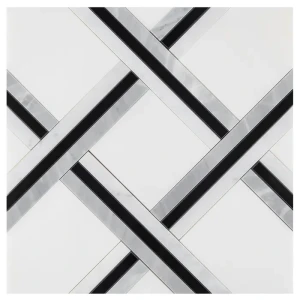 Mozaika Dunin Pure White Quadron