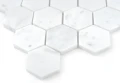 Mozaika Dunin Carrara White Hexagon 48