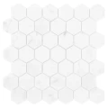 Mozaika Dunin Carrara White Hexagon 48 2