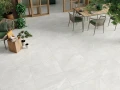 Gres Szkliwiony Na Podłogę 60x120cm jasny szary mat rektyfikowana A4H125 Materia Pearl 11