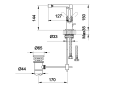 Bateria bidetowa Kohlman Boxine QB130B 2