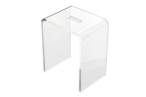 Zen Stołek Akrylowy Przeźroczysty