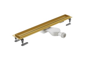 Stilio odpływ liniowy 70cm złoty płytka